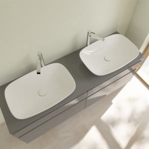 Lavoar pe blat, Villeroy & Boch, Loop & Friends, dreptunghiulat, 62 cm, alb - Img 6