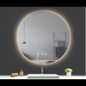Oglindă Fluminia, Calatrava Ambient 90, rotundă, cu iluminare LED, 3 culori, dezaburire - Img 3