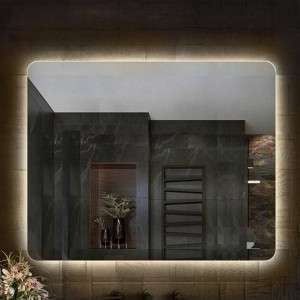 Oglindă Fluminia, Verona 100, dreptunghiulară 100 x 80 cm, cu iluminare LED, 3 culori, dezaburire - Img 4