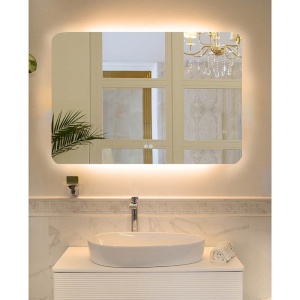 Oglindă Fluminia, Verona 120, dreptunghiulară 120 x 80 cm, cu iluminare LED, 3 culori, dezaburire - Img 5