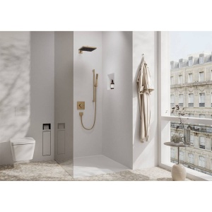 Palarie de dus, Hansgrohe, Pulsify E 260, 1 jet, bronz periat - Img 3