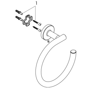 Portprosop Hansgrohe, Logis Universal, rotund, crom - Img 2