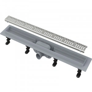 Set rigola pentru dus cu capac AlcaDrain APZ10 Simple 55 cm