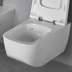 Vas WC suspendat Hatria, Next, pure rim, alb - Img 3