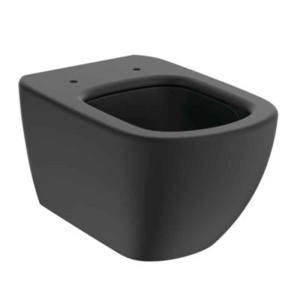 Vas WC suspendat Ideal Standard, Tesi, cu spalare Aquablade, negru mat