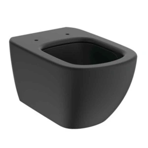 Vas WC suspendat Ideal Standard, Tesi, cu spalare Aquablade, negru mat