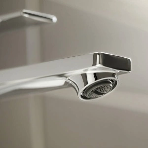 Baterie de lavoar Hansgrohe, Rebris E 110, CoolStart, fără ventil, crom - Img 2