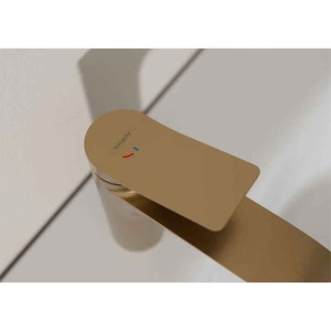 Baterie înaltă de lavoar Hansgrohe, Vivenis 250 CoolStart, fără ventil, bronz mat - Img 4