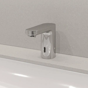 Baterie lavoar electronica, Hansgrohe, Vernis Blend, h100, cu ajustare temperatura, crom - Img 2