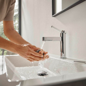 Baterie lavoar, Hansgrohe, Finoris 100, crom - Img 7