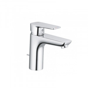 Baterie lavoar Kludi, Pure & Style, cu ventil metalic, H = 10 cm, crom