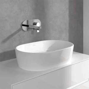 Baterie pentru lavoar Villeroy&Boch, Architectura, montaj incastrat, crom - Img 4