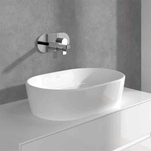 Baterie pentru lavoar Villeroy&Boch, Architectura, montaj incastrat, crom - Img 4
