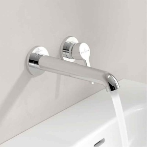Baterie pentru lavoar Villeroy&Boch, Skyla, montaj încastrat, crom - Img 2