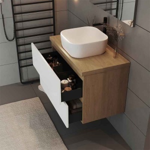Blat pentru mobilier Fluminia, 80x46 cm, rovere naturale - Img 4