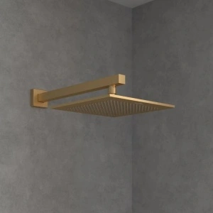 Braț de duș Villeroy&Boch, Universal Showers, pătrat, 40 cm, brushed gold - Img 4