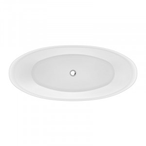Cada freestanding Florida, Flora 173.5, ovala, cu picioare si instalatie completa, alb - Img 2