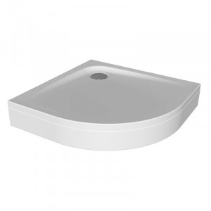 Cadita de dus semirotunda pentru inzidire, Kolpasan, Evelin R 80, alba, 90 x90 cm, R55, acril