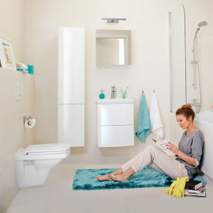 Capac WC Cersanit, Easy, cu Soft-Close si Easy Off,alb - Img 3