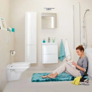Capac WC Cersanit, Easy, cu Soft-Close si Easy Off,alb - Img 3