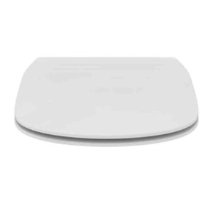 Capac Wc Ideal Standard, Tesi slim, cu balamale metalice, alb - Img 2