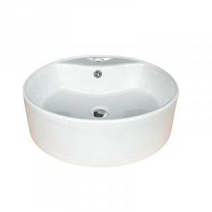 Lavoar pe blat Fluminia, Ibiza Grande New, alb, 46.5 x 46.5 cm