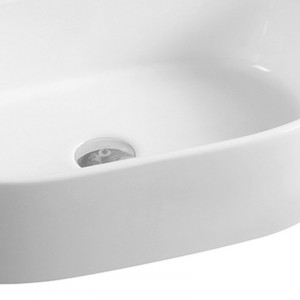 Lavoar pe blat Fluminia, Tisa, alb, 56 x 35 cm - Img 4