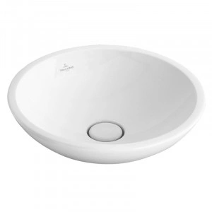 Lavoar pe blat Villeroy & Boch, Loop & Friends, rotund, 43 cm, alb