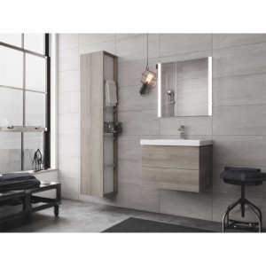 Lavoar pentru mobilier Cersanit, Como, 50 cm, alb - Img 4