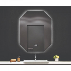 Oglindă, Fluminia, Turner Ambient 60, 8 laturi, cu iluminare LED, 3 culori, dezaburire - Img 3