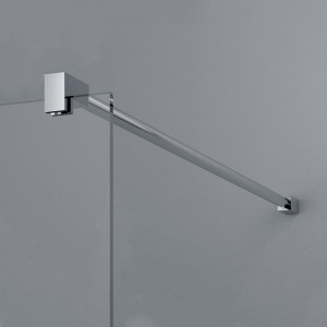 Paravan dus Sanswiss, Easy, profil crom lucios, 140 x 200 cm - Img 3