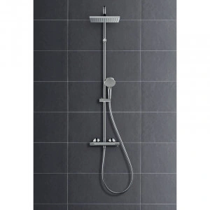 Set de dus Hansgrohe, Vernis Shape 230, cu baterie termostatata, crom - Img 6