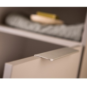 Set mobilier suspendat si lavoar Kolpasan, Lana, 80cm, lemn deschis - Img 4