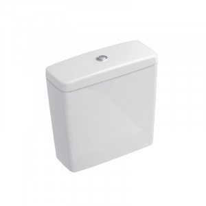 Set vas WC stativ Villeroy & Boch, O.Novo, direct flush, cu rezervor si capac soft close, alb - Img 5