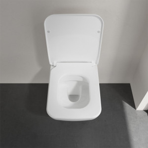 Set vas wc suspendat, Villeroy & Boch, Venticello, cu capac soft close si quick release, alb alpin - Img 5
