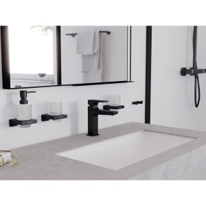 Suport de periute, Hansgrohe, AddStoris, negru mat - Img 5