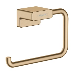 Suport hartie igienica, Hansgrohe, AddStoris, bronz periat