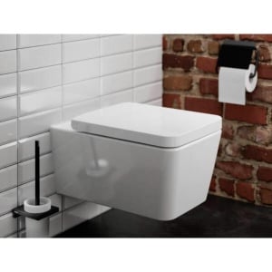 Vas WC suspendat Hansgrohe, EluPura Q, cu spălare AquaFall Flush, 54x36 cm, alb - Img 2