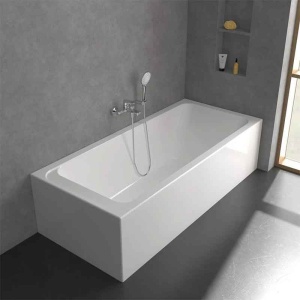 Baterie cadă-duș Villeroy&Boch, O.Novo, montaj pe perete, crom - Img 6