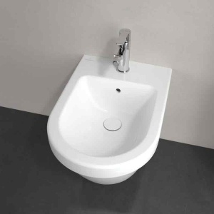 Baterie de bideu Villeroy&Boch, Architectura, crom - Img 2