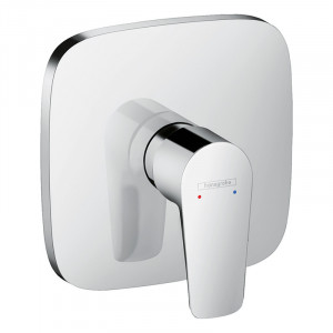 Baterie dus, Hansgrohe, Talis E, parte vizibila, crom