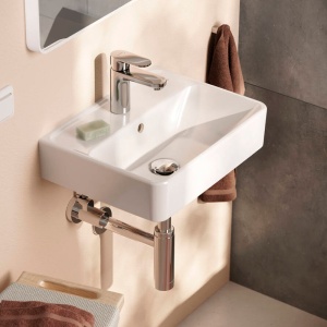 Baterie lavoar Hansgrohe, Vernis Blend 100, fără ventil, EcoSmart, crom - Img 3