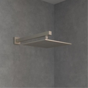 Braț de duș Villeroy&Boch, Universal Showers, pătrat, 40 cm, brushed nickel - Img 3