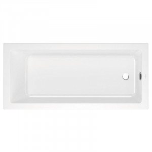 Cada dreptunghiulara Villeroy & Boch, Targa Plus Solo, 160 x 70 cm, alb alpin