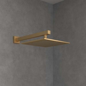 Cap de duș Villeroy&Boch, Universal Showers, pătrat, 25 x 25 cm, brushed gold - Img 3