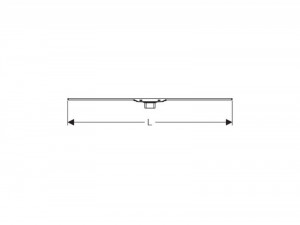 Capac pentru rigola dus, Geberit, CleanLine 20, lungime 30 - 130 cm, lucios/periat - Img 4