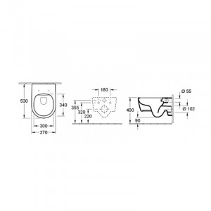 Capac WC Villeroy & Boch, Avento, soft close, quick release, alb - Img 2