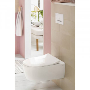 Clapeta cu actionare dubla, Villeroy & Boch, ViConnect, alb/crom - Img 3