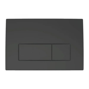 Clapetă de acționare, Geberit, Delta 50, 2 volume de spălare, negru mat