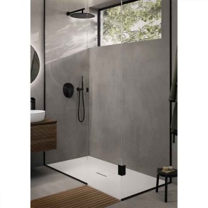 Cot racord pentru duș Villeroy&Boch, Universal Showers, cu suport pară duș, negru mat - Img 4
